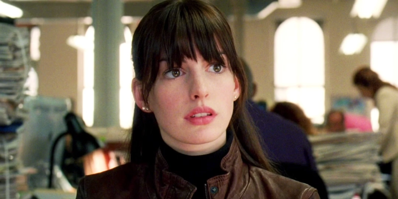 Anne Hathaway jako Andy w filmie Diabeł ubiera się u Prady z 2006 roku