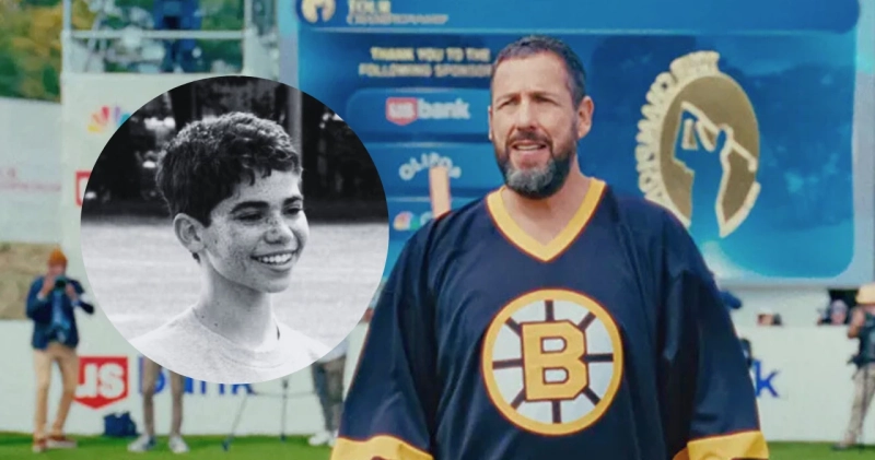 Cameron Boyce w filmie Duże dzieci i Adam Sandler w filmie Farciarz Gilmore 2