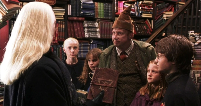 Kadr z filmu Harry Potter i Komnata Tajemnic