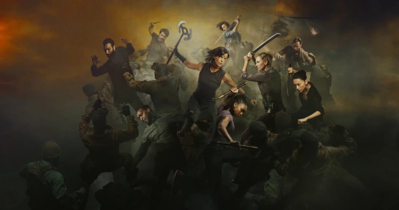 Grafika promująca film fantasy The Old Guard 2