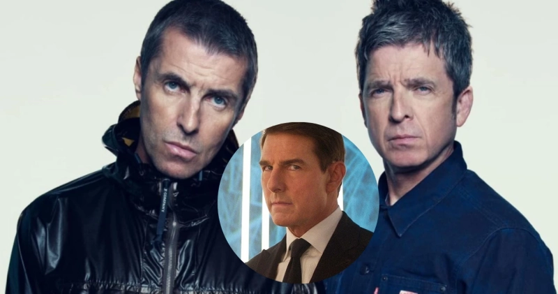 Tom Cruise i bracia Gallagher z zespołu Oasis