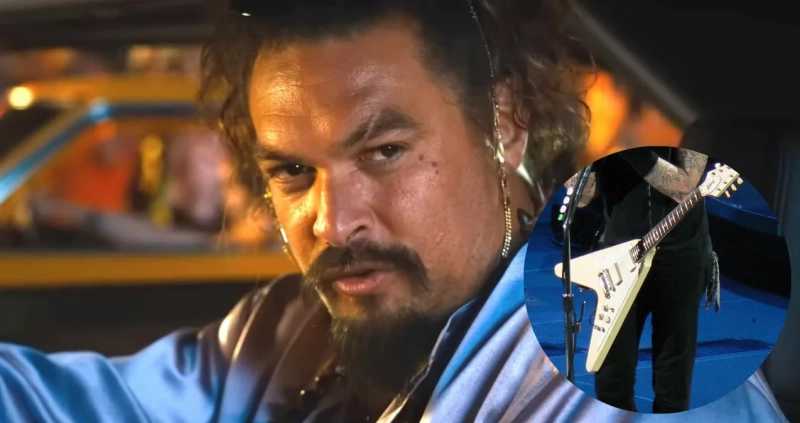 Jason Momoa w filmie Fast X i gitara z koncertu Mettaliki