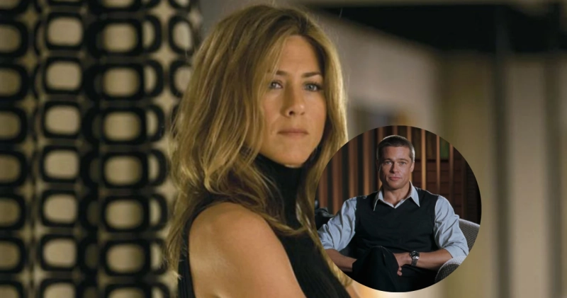 Jennifer Aniston w filmie Sztuka zrywania i Brad Pitt w filmie Mr. & Mrs. Smith