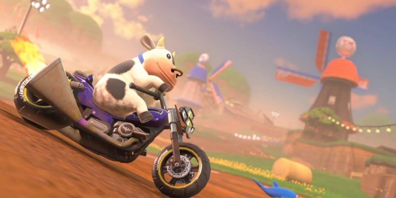 Moo Moo Mario Kart