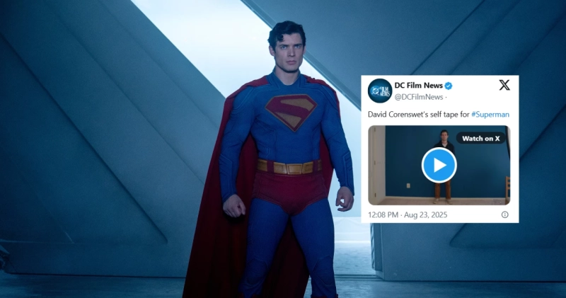 Kadr z filmu Superman