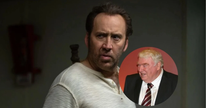 Nicolas Cage w filmie Instynkt pierwotny i zdjęcie Johna Maddena