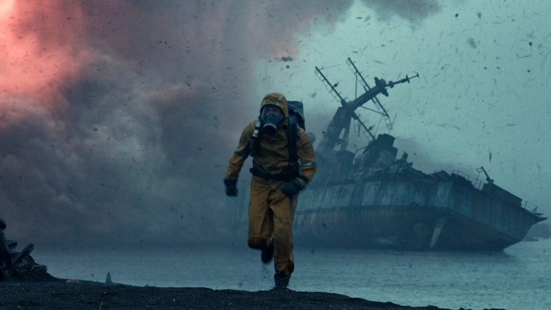 Greenland 2 - oficjalny kadr z filmu science fiction. Fikcja, brak przemocy