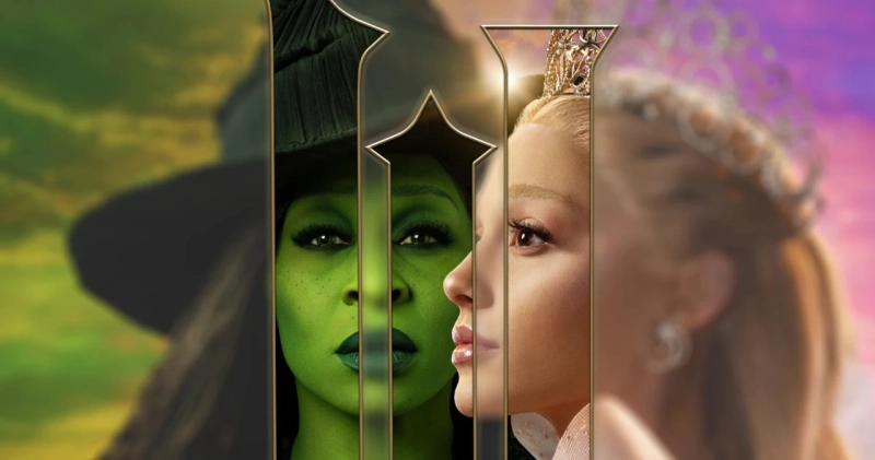 Fragment okładki soundtracku z filmu Wicked: Na dobre