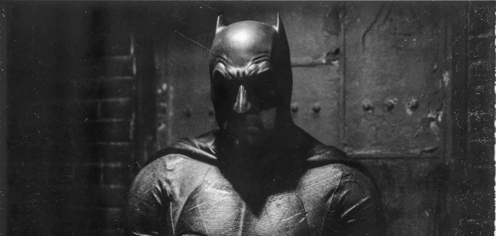 Kadr z filmu Batman v Superman: Świt sprawiedliwości. Jest na nim Ben Affleck jako Batman. Wykonał je sam Zack Snyder.