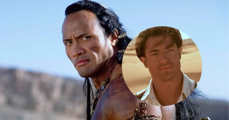 Dwayne Johnson i Brendan Fraser w filmie Mumia powraca