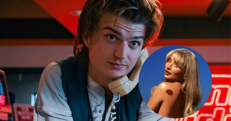 Zdjęcie z serialu Stranger Things i okładka albumu Sabriny Carpenter