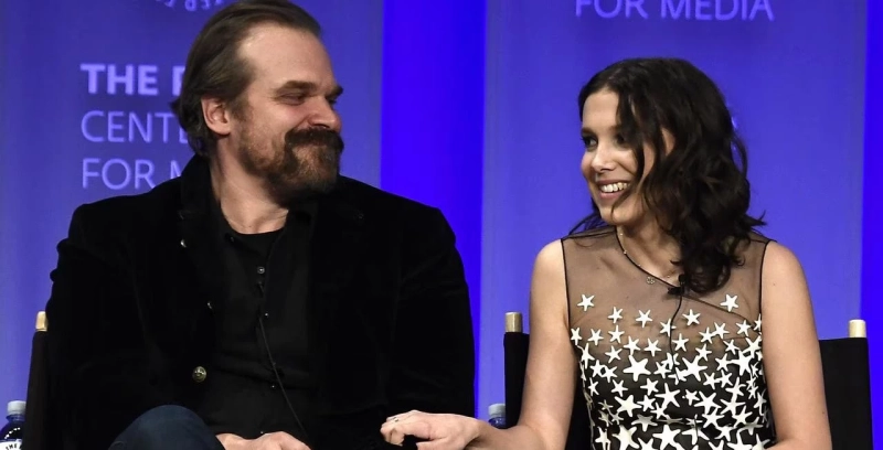 David Harbour - Millie Bobby Brown - Stranger Things