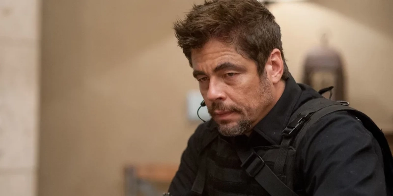 Benicio del Toro w Sicario