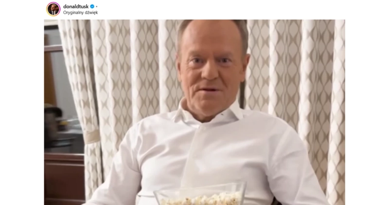 Zrzut ekranu z Instagrama