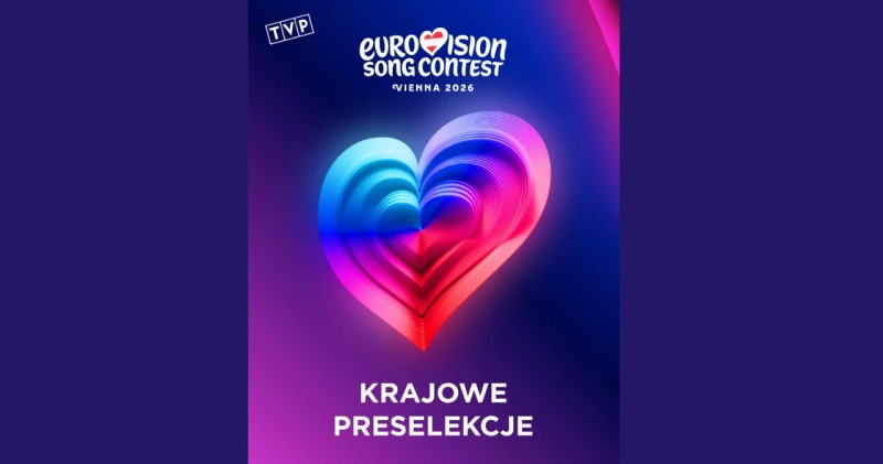Grafika promująca preselekcje do Eurowizji 2026