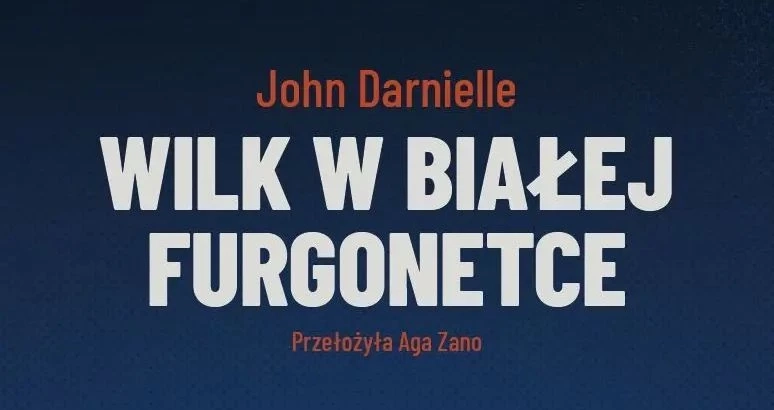 Wilk w białej furgonetce