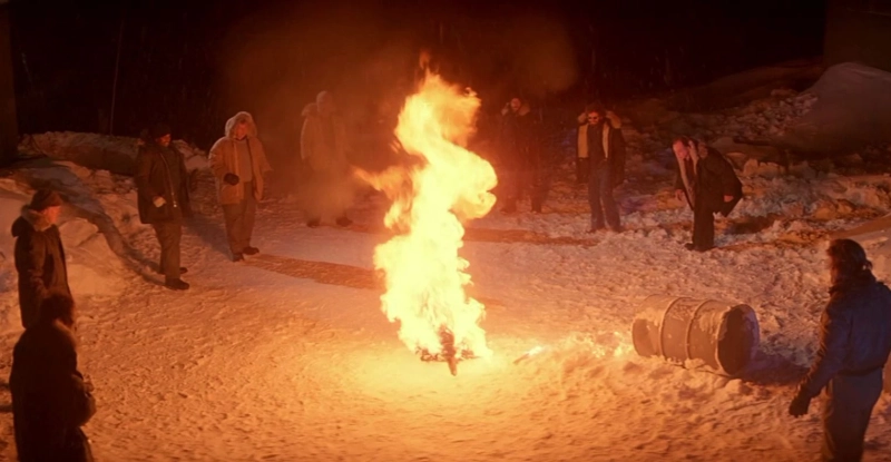 Coś - kadr z filmu Johna Carpentera