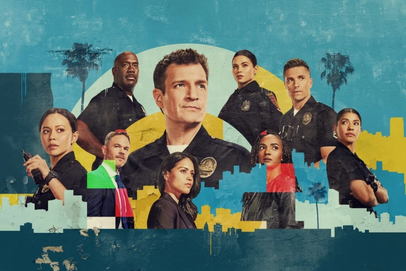 Rekrut - oficjalna grafika promocyjna 8. sezonu serialu o policjantach z Los Angeles. 