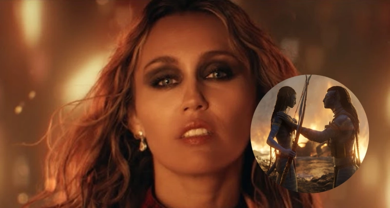 Miley Cyrus w teledysku do piosenki Dream As One