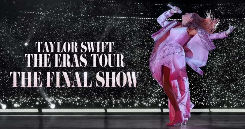 Grafika promująca dokument Taylor Swift 