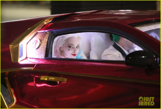 Margot Robbie, Jared Leto and Ben Affleck seen filming on set of Suicide Squad in Toronto