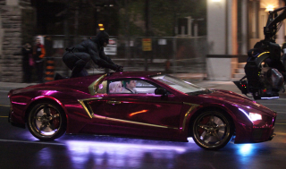 Margot Robbie, Jared Leto and Ben Affleck seen filming on set of Suicide Squad in Toronto