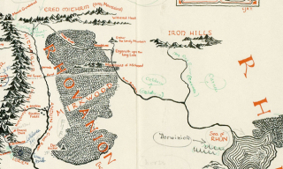 middlearth - tolkien - mapa