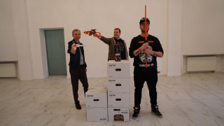 Test zabawek Hasbro NERFy Gwiezdne Wojny