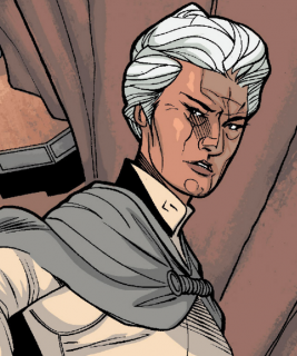 Przywódczyni Alderaańczyków z Sullust - kadr z komiksu Leia