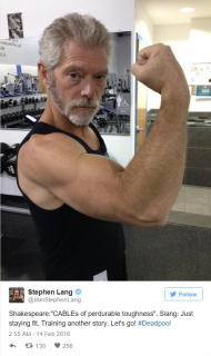Stephen Lang - wpis z twittera