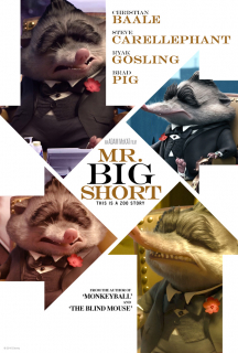 Zwierzogród - parodia The Big Short - plakat
