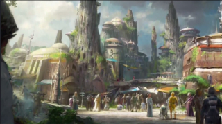 Star Wars Land - szkic koncepcyjny