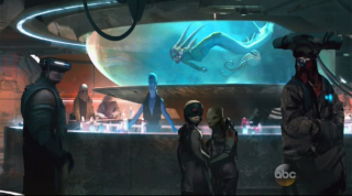 Star Wars Land - szkic koncepcyjny