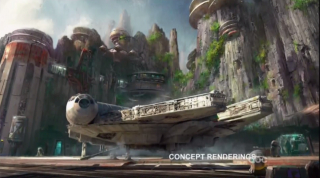 Star Wars Land - szkic koncepcyjny