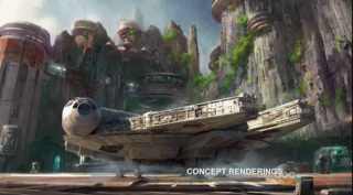 Star Wars Land - szkic koncepcyjny
