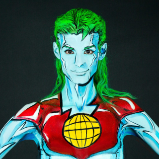 Niesamowity body painting