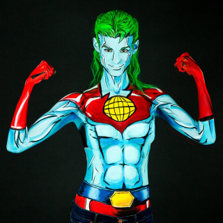 Niesamowity body painting