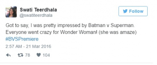 Batman v Siuperman: Świt sprawiedliwości - krótka recenzja z Twittera
