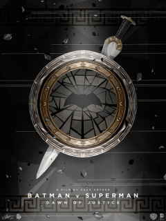 Batman v Superman: Świt sprawiedliwości - fanowski plakat