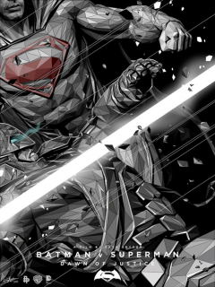 Batman v Superman: Świt sprawiedliwości - fanowski plakat