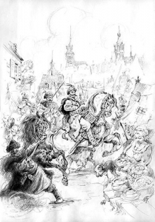 Diabeł Łańcucki - grafika