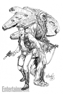 Star Wars: Han Solo - szkic