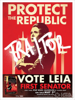 Leia Organa - plakat wyborczy