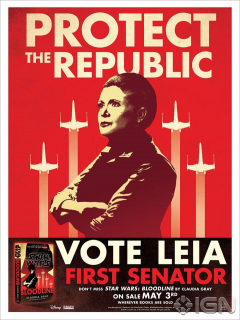 Leia Organa - plakat wyborczy