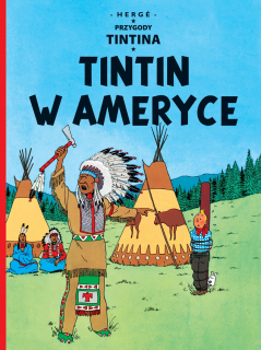 Tintin w Ameryce - okładka