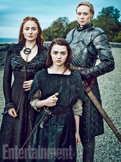 Arya Stark, Brienne, Sansa Stark