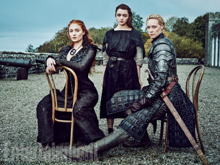 Arya Stark, Brienne, Sansa Stark