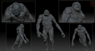 Batman v Superman - szkic koncepcyjny