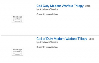 CoD Modern Warfare – UK Amazon