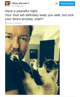 Ricky Gervais na Twitterze